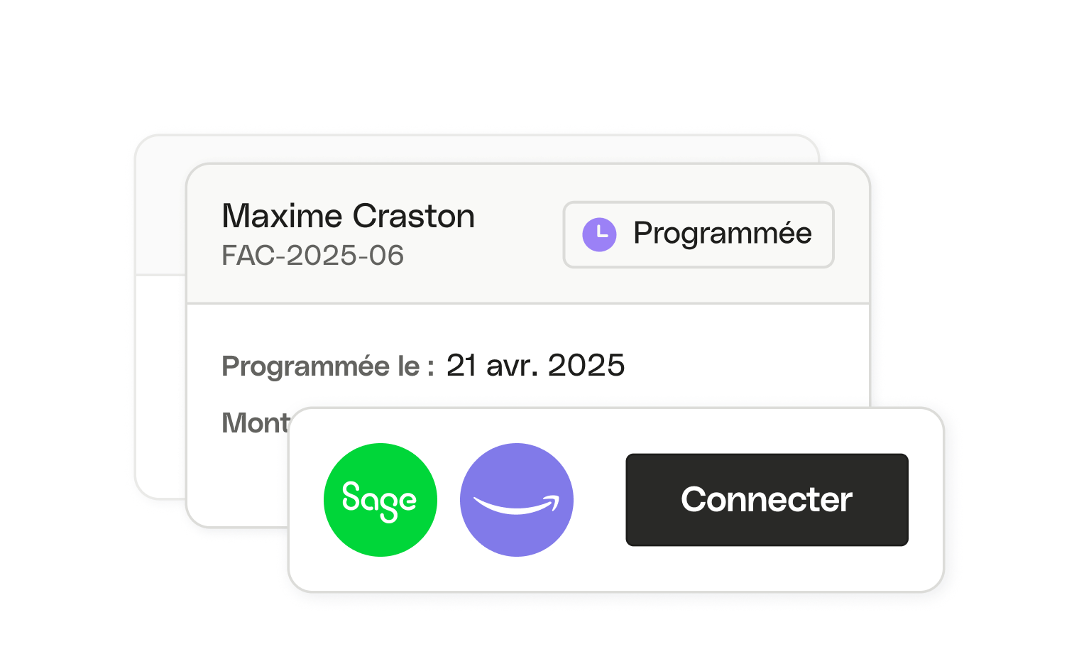 Module complémentaire de comptes fournisseurs Bento pour cartes d'interface utilisateur Web pliable
