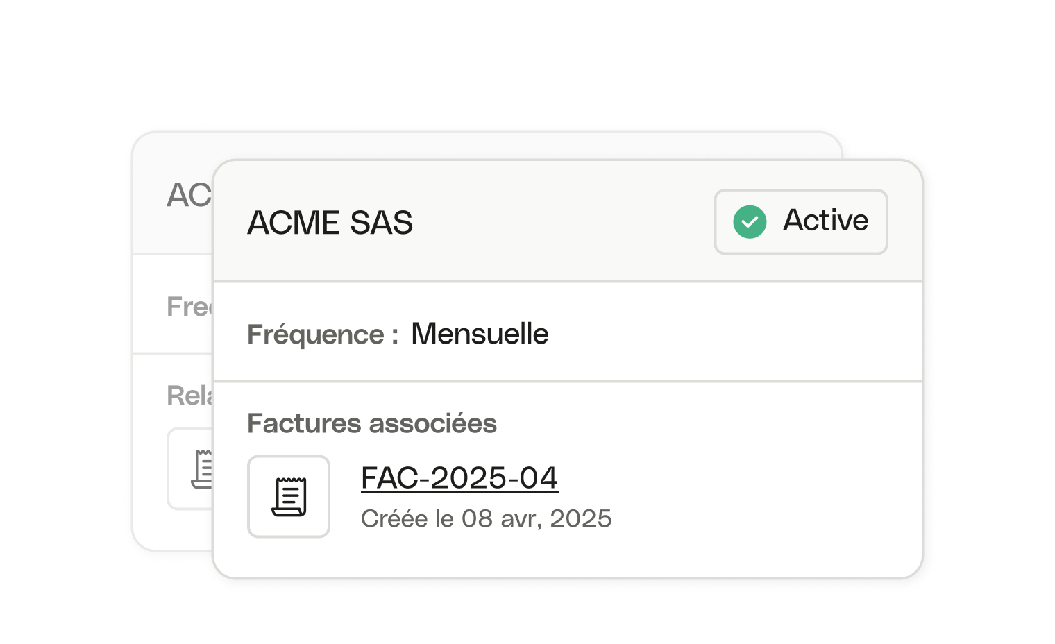 Module complémentaire de comptes clients pour cartes Bento (interface utilisateur Web)